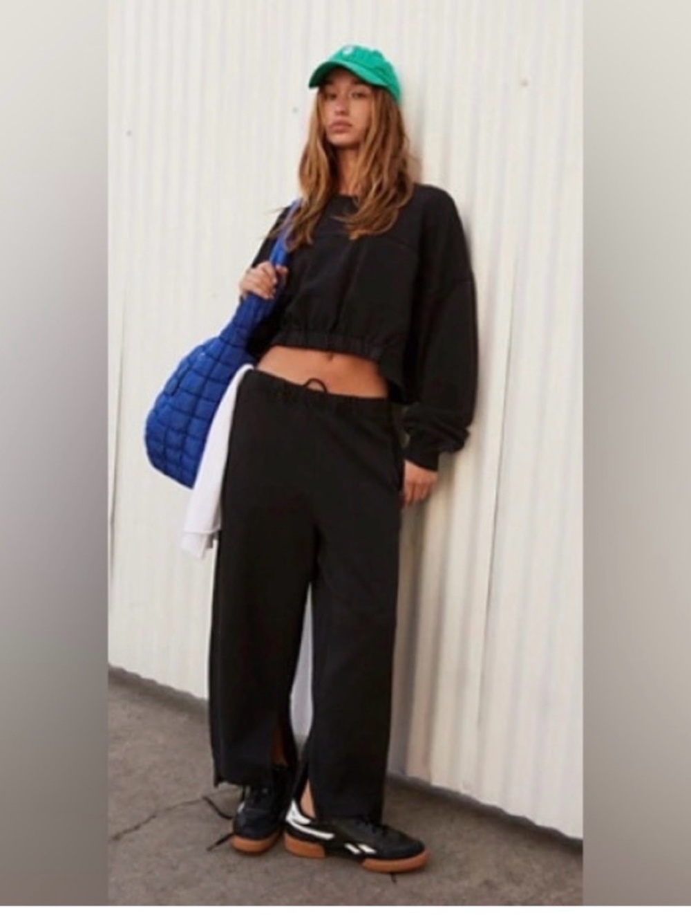 NWOT Free People Movement On Your Mark JUST PANTS in BLACK size LARGE